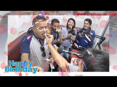 Jitu nepal Birth day celebration @ Radio Audio